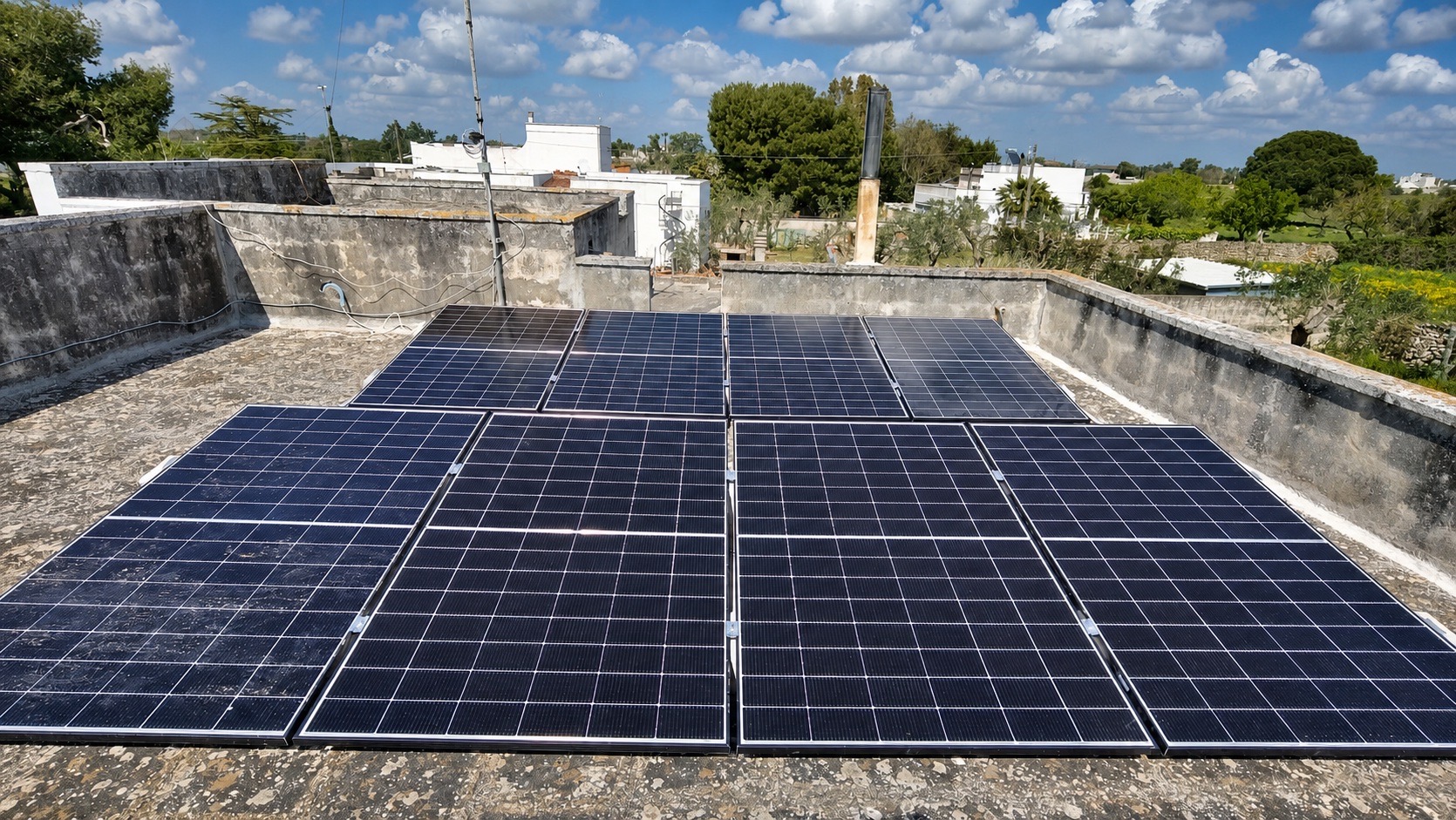 Impianto fotovoltaico realizzato da Disvelcantieri